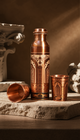 Crockerywala Pure Copper Royal Noor Bottle set