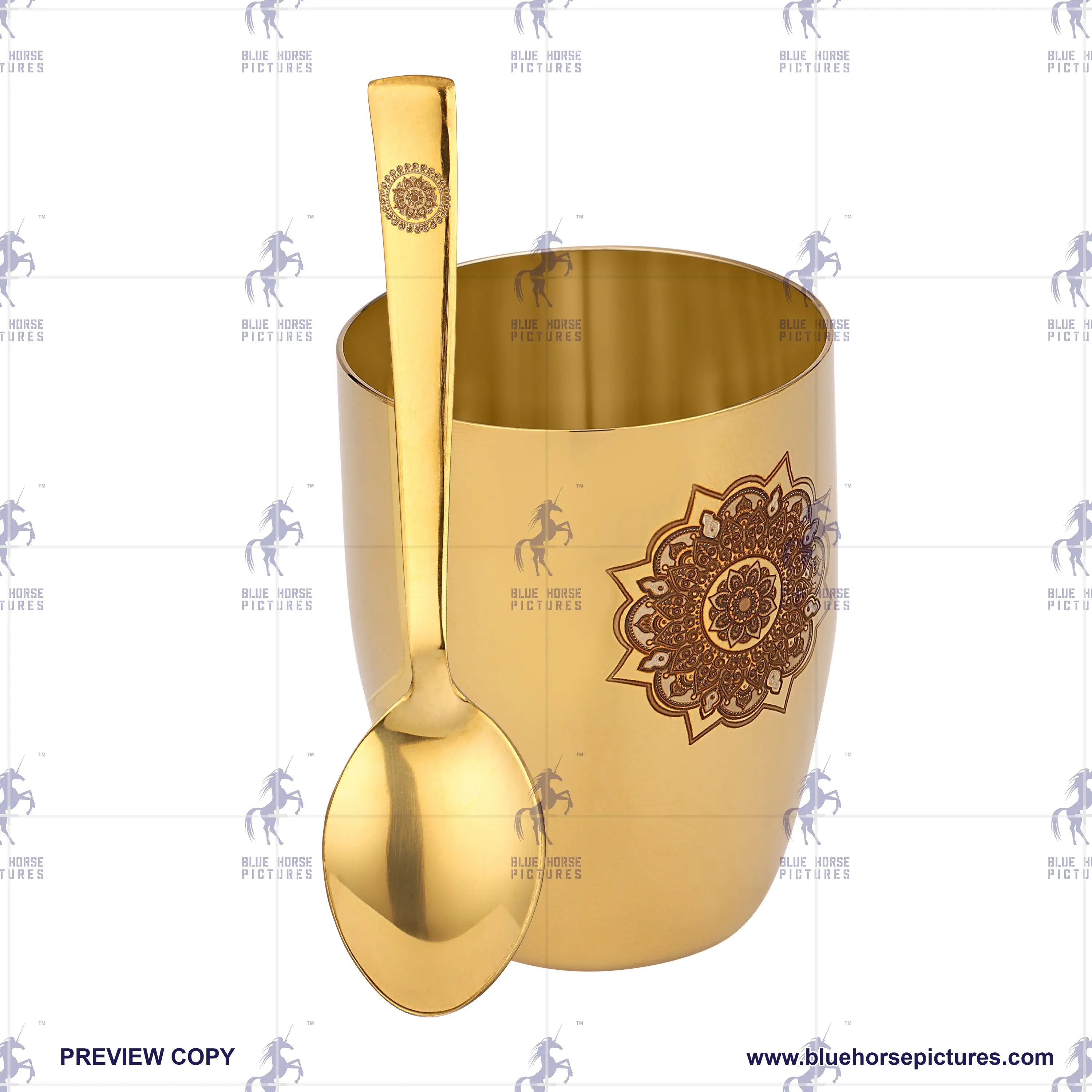 STAINLESS STEEL PVD THALI - CROCKERY WALA AND COMPANY
