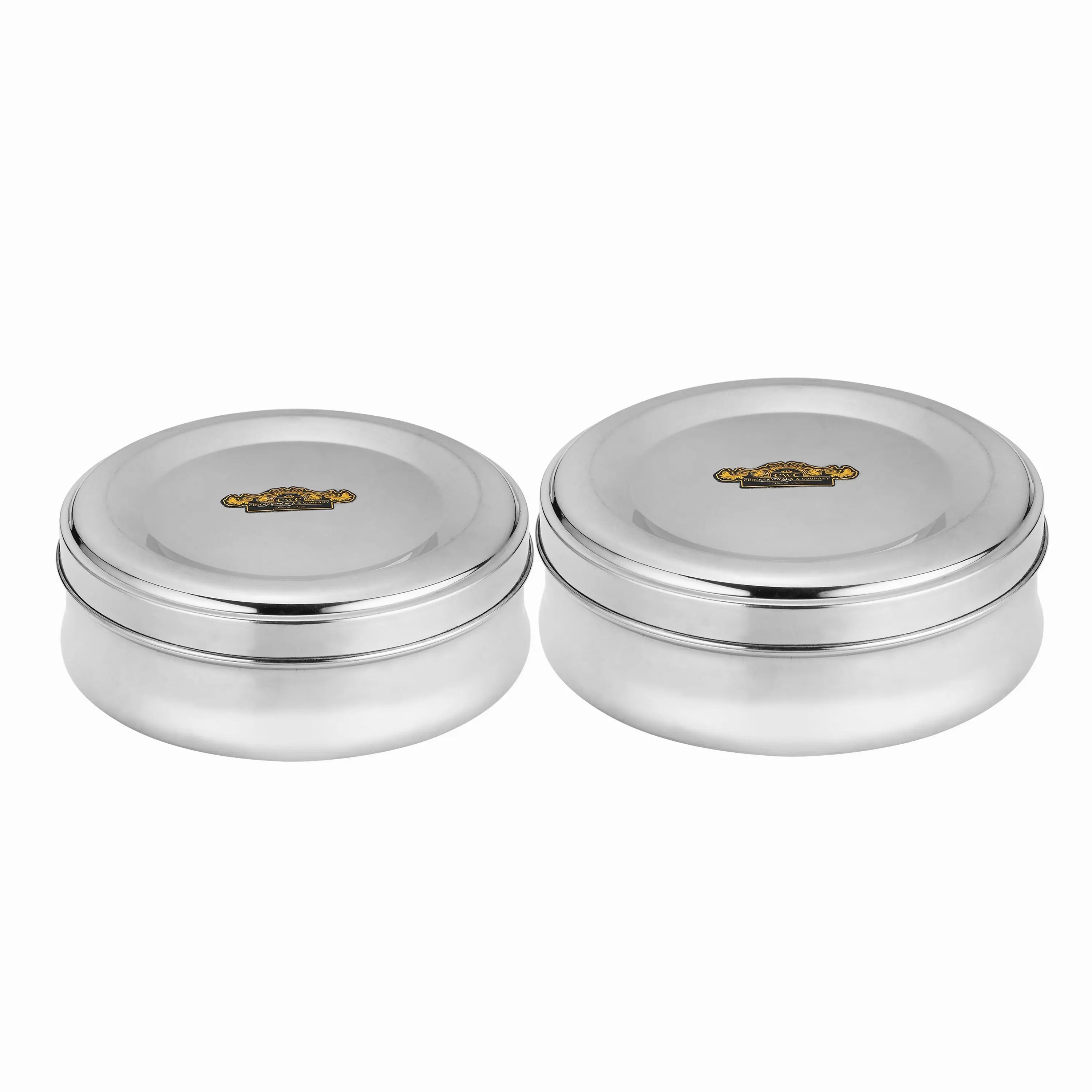 STAINLESS STEEL B-4 PURI DIBBI - CROCKERY WALA AND COMPANY