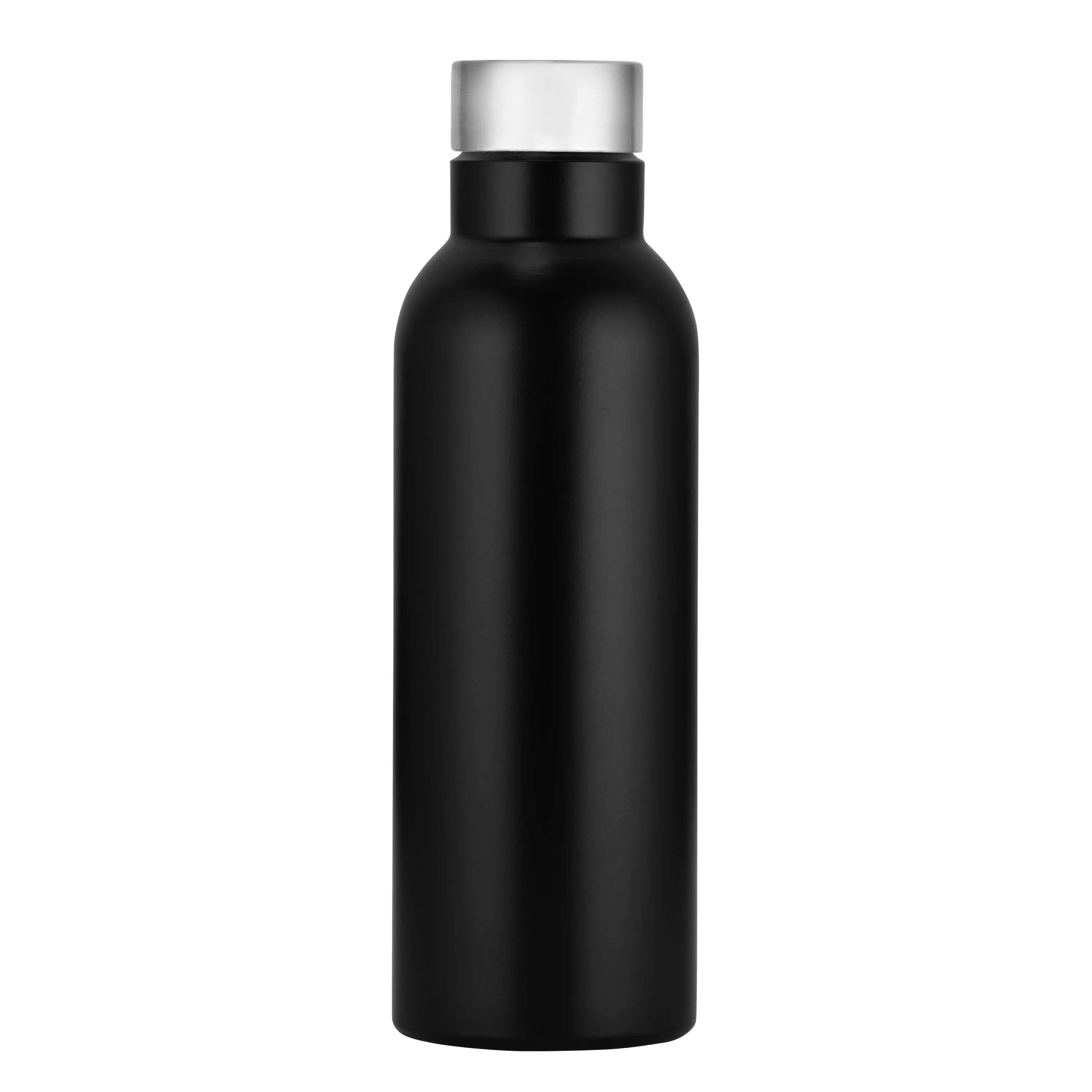 STAINLESS STEEL STEP FRIDGE BOTTLE BLACK MATTE - CROCKERY WALA AND COMPANY