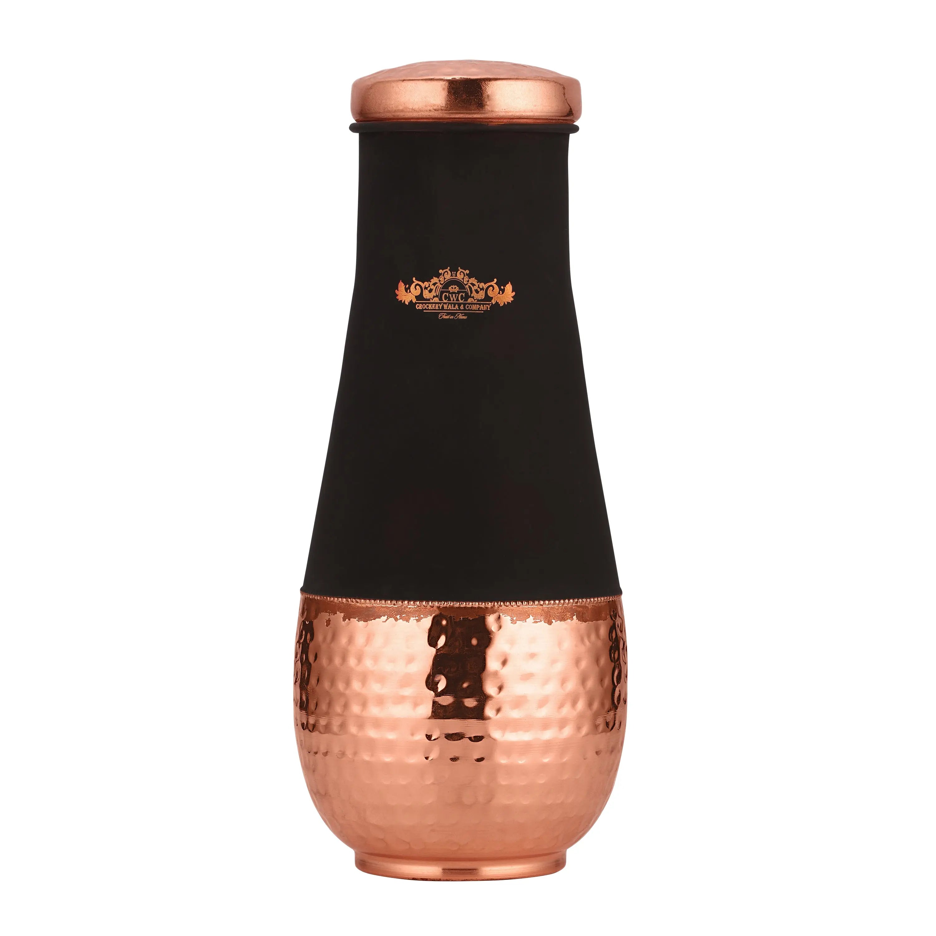 PURE COPPER TULIP JAR VELVET FINISH - CROCKERY WALA AND COMPANY