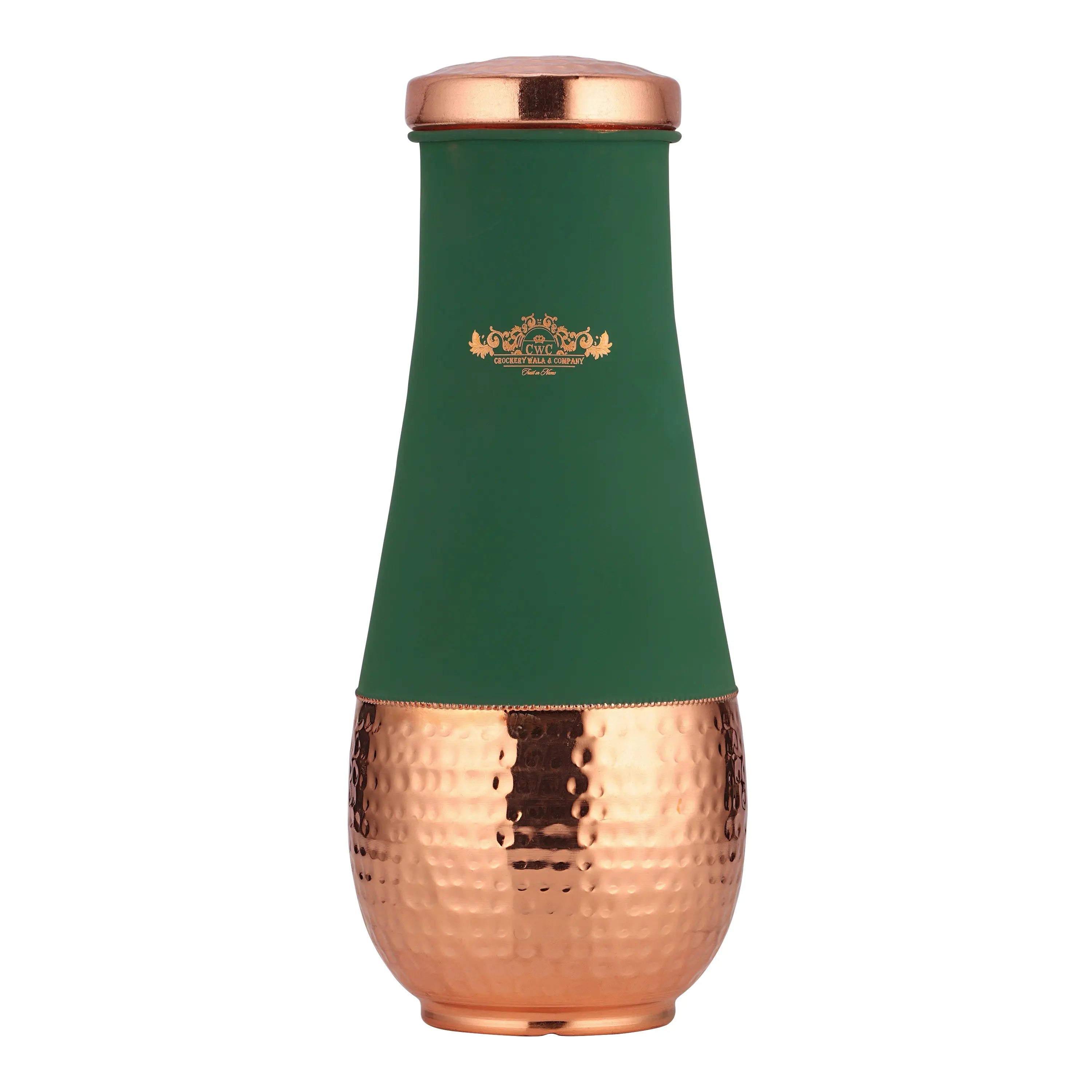 PURE COPPER TULIP JAR VELVET FINISH - CROCKERY WALA AND COMPANY