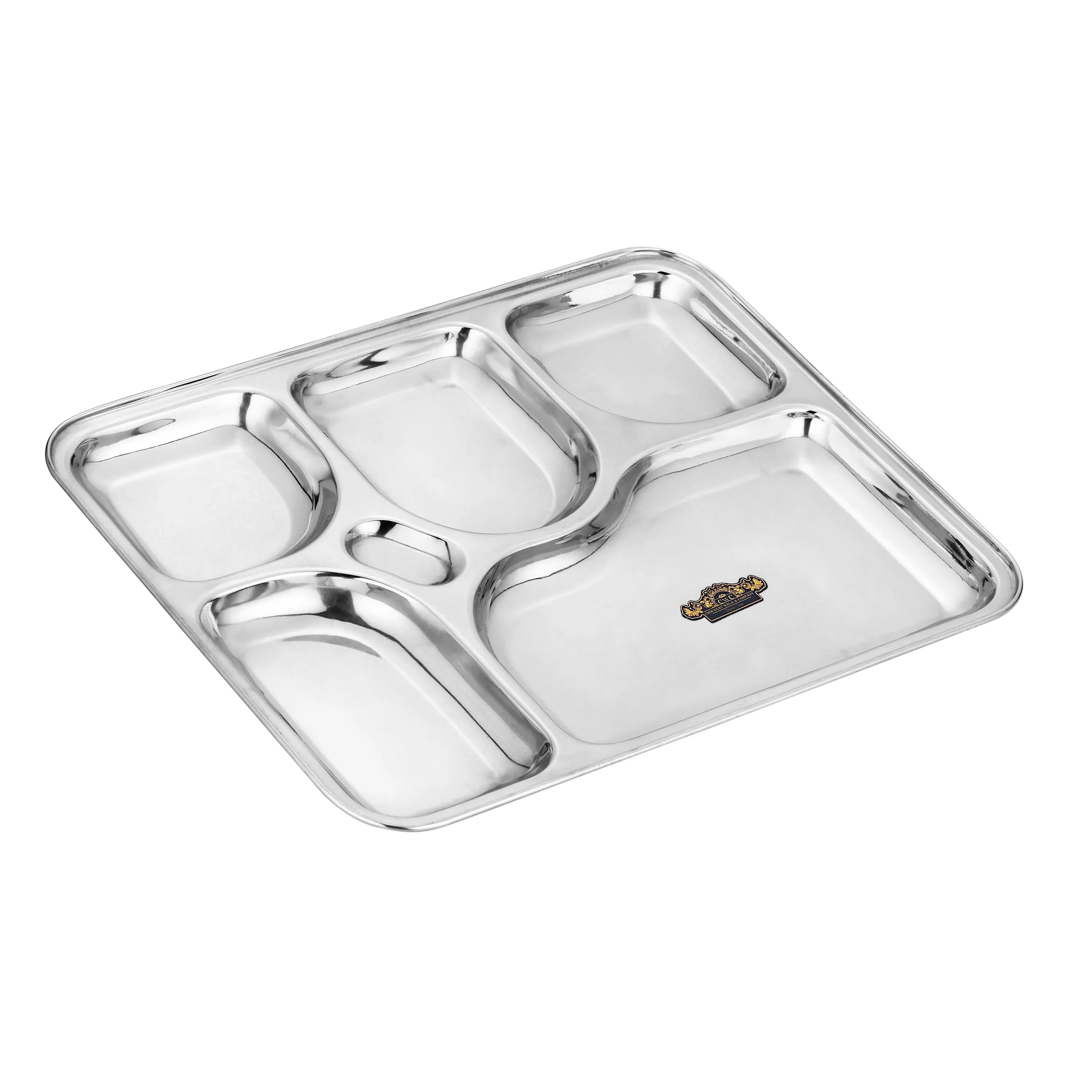 STAINLESS STEEL BHOJAN THAL 6X1 BIG - CROCKERY WALA AND COMPANY