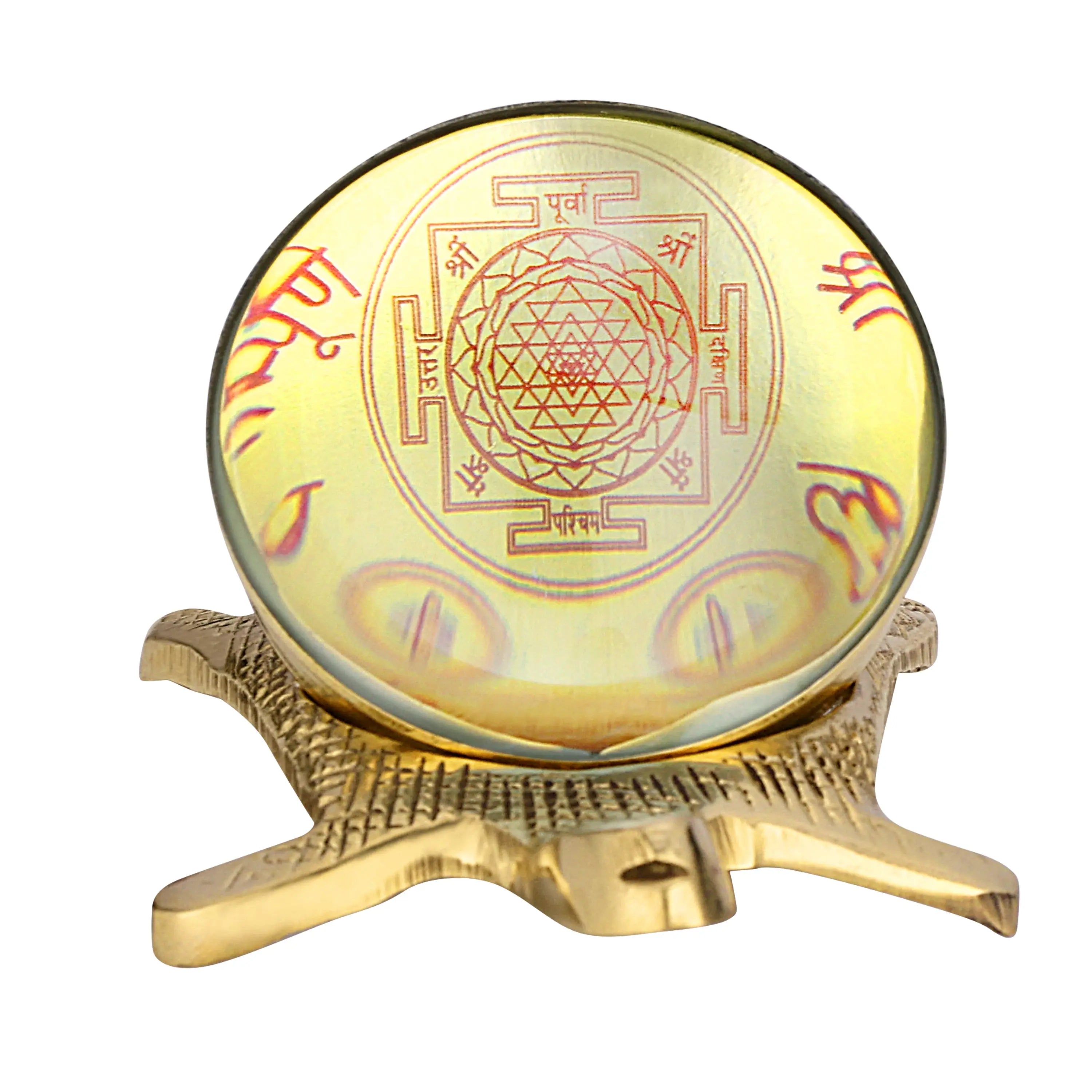 BRASS TORTOISE YANTR - CROCKERY WALA AND COMPANY