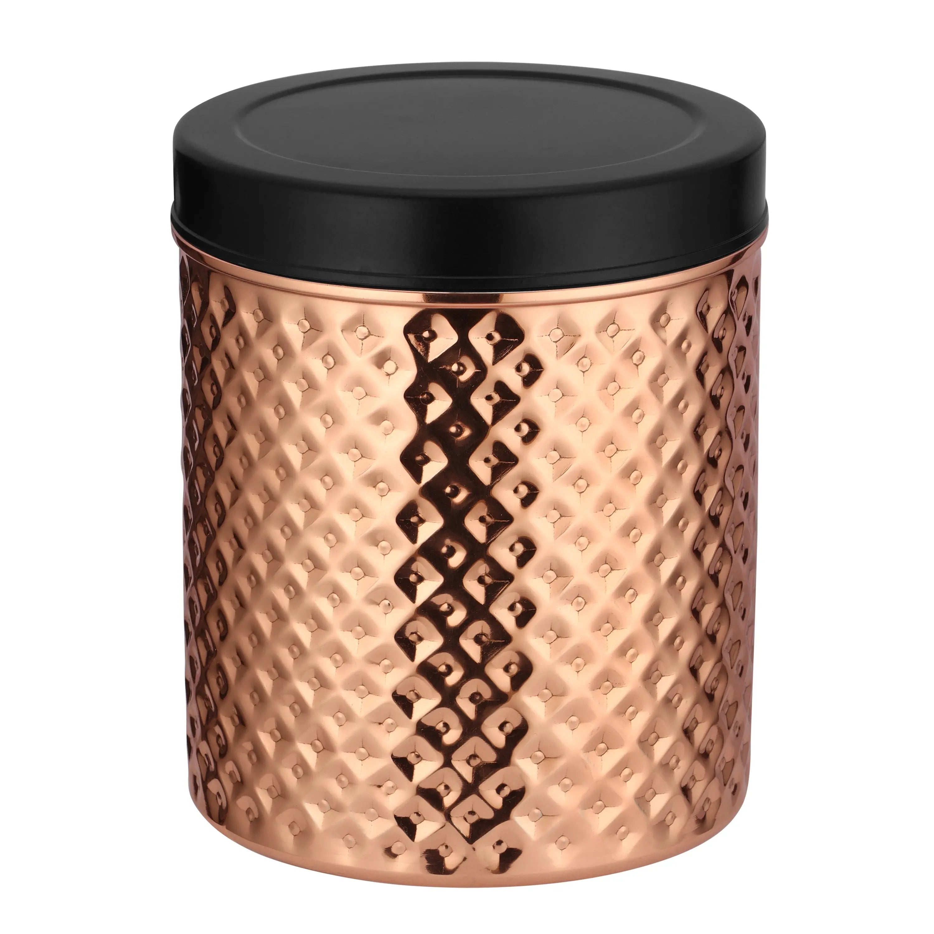 STAINLESS STEEL DIBBA COPPER PVD DIAMOND - CROCKERY WALA AND COMPANY