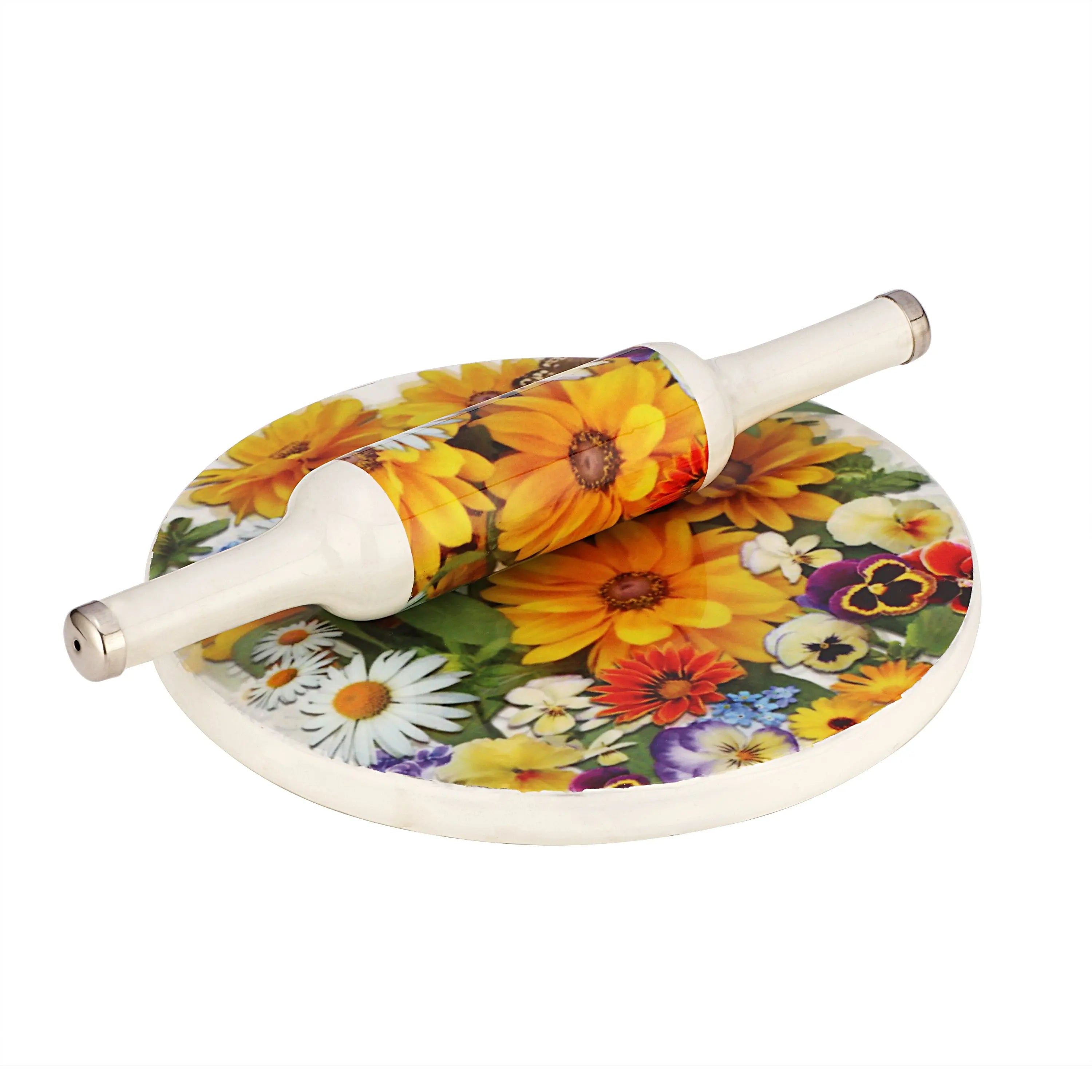 MARBLE ROLLING PIN BOARD MEENA - CROCKERY WALA AND COMPANY