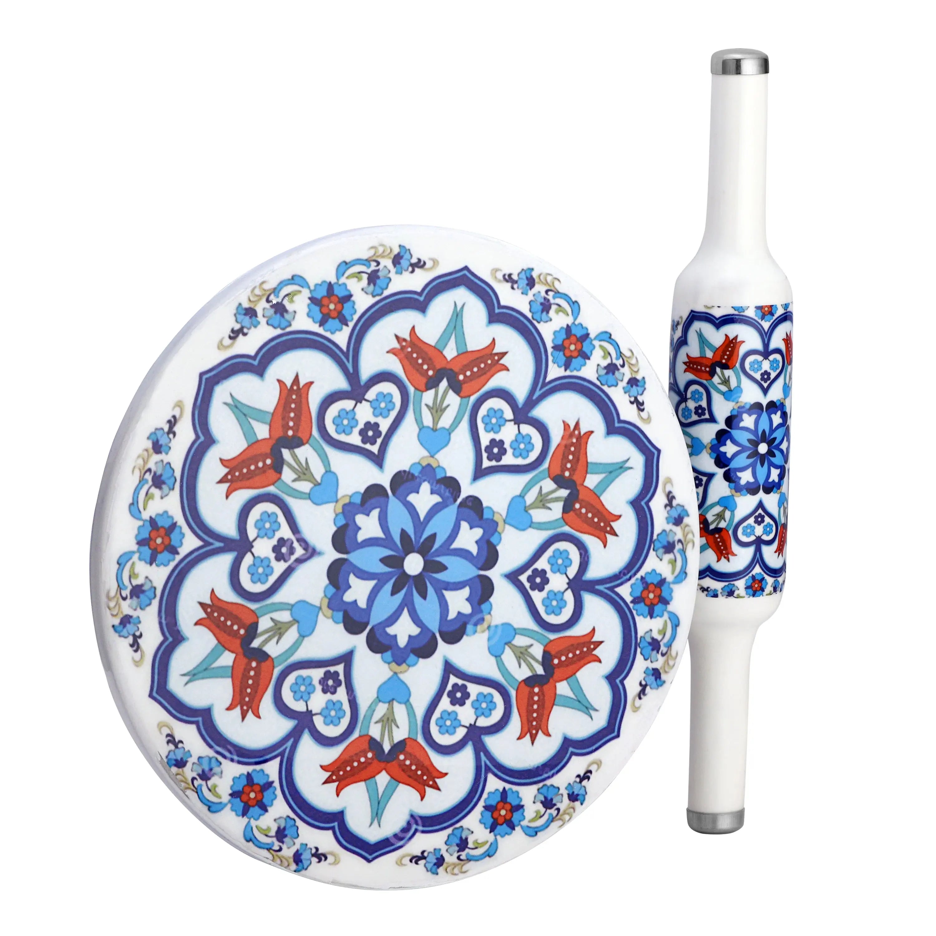 MARBLE ROLLING PIN BOARD MEENA - CROCKERY WALA AND COMPANY