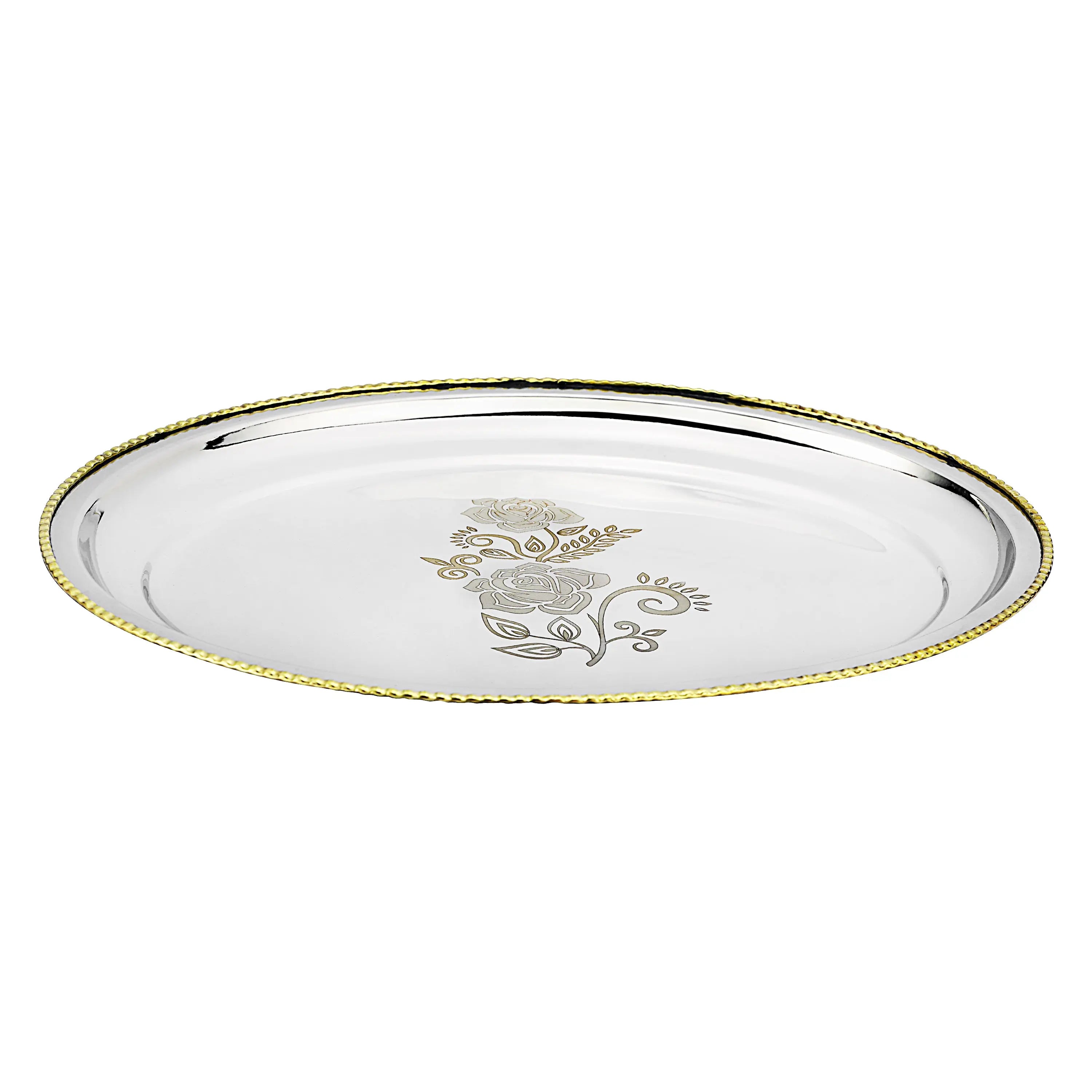 STAINLESS STEEL 2 TONE DINNER SET -51 PCS - CROCKERY WALA AND COMPANY