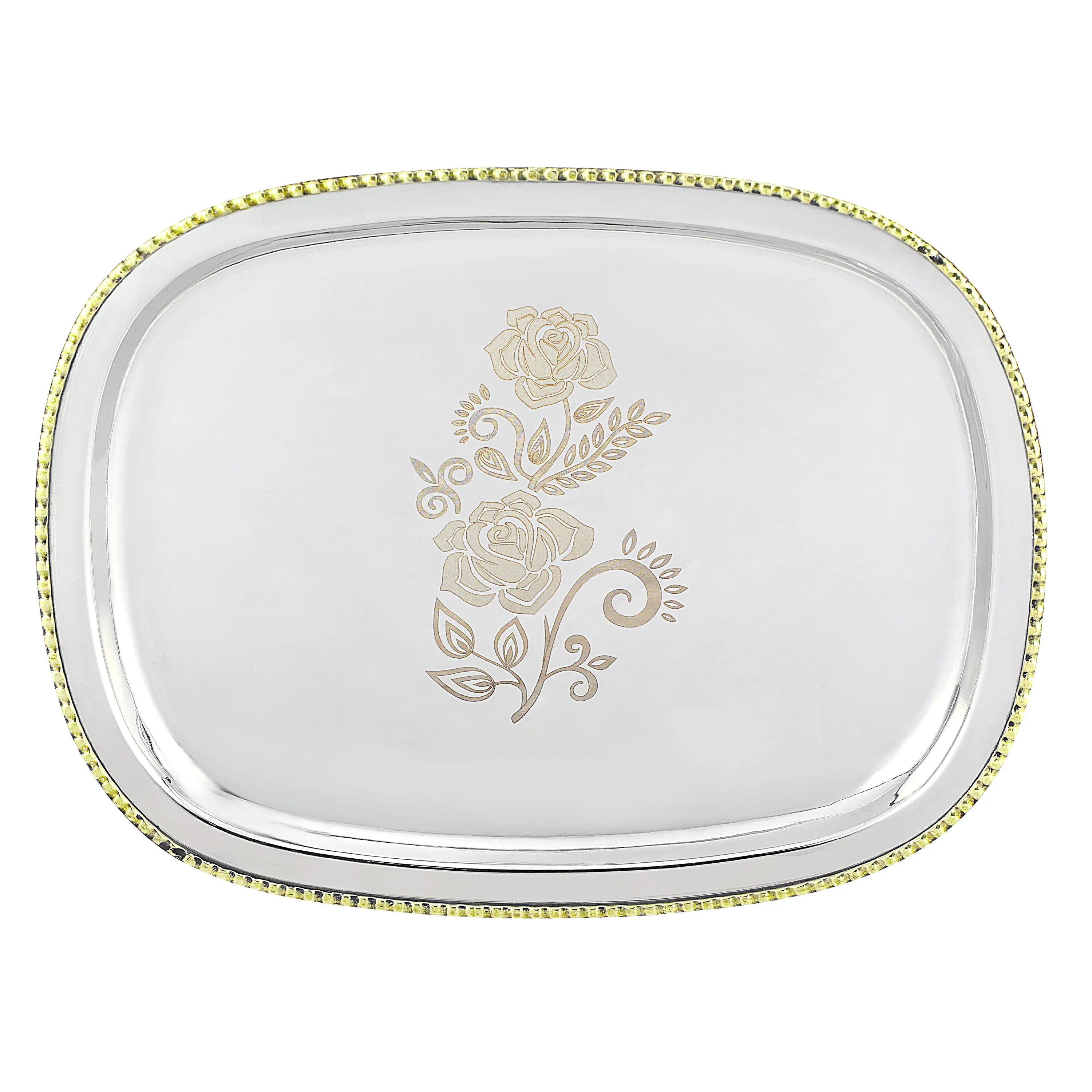 STAINLESS STEEL 2 TONE DINNER SET -51 PCS - CROCKERY WALA AND COMPANY