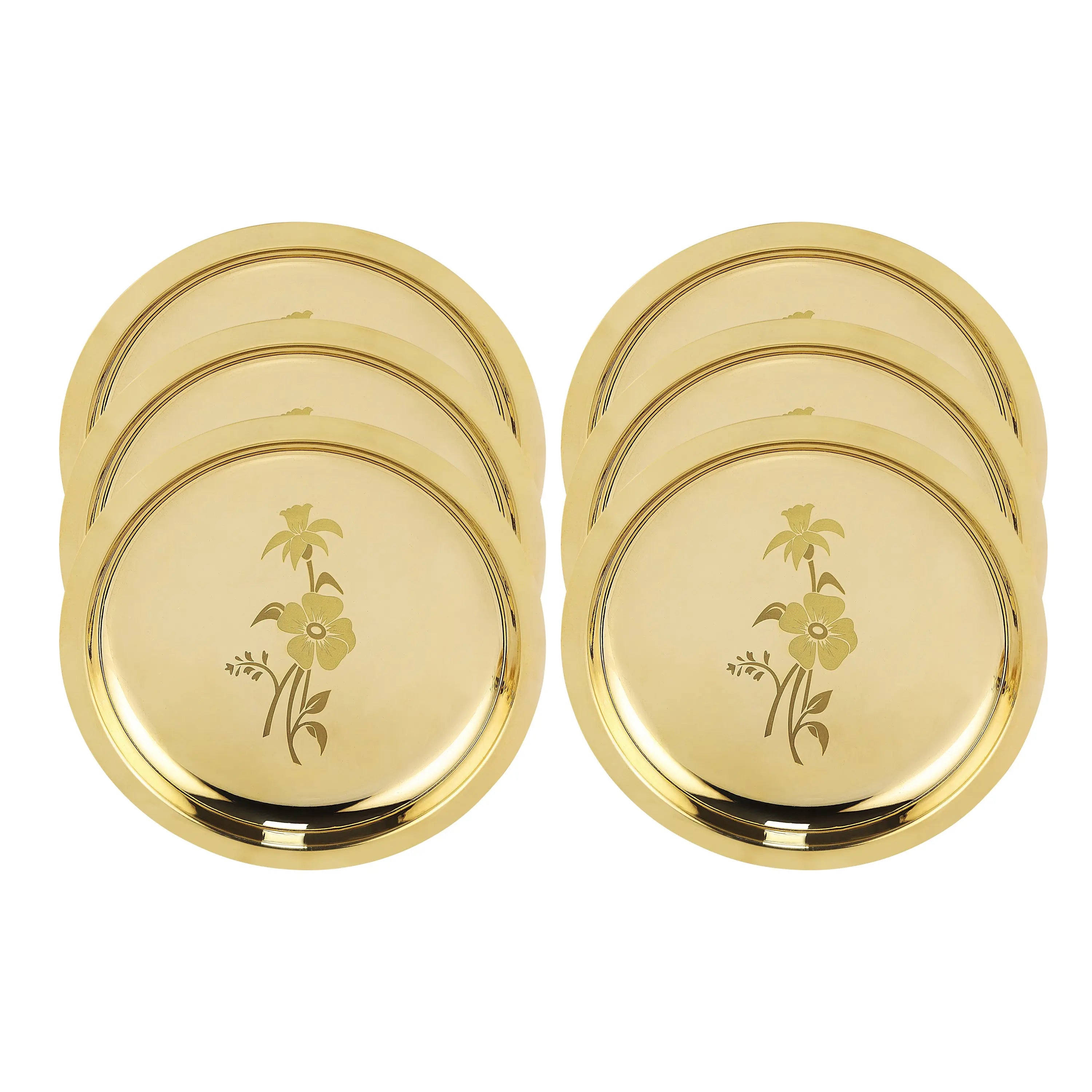 BRASS SHEET LASSER DINNER SET -51 PCS - CROCKERY WALA AND COMPANY