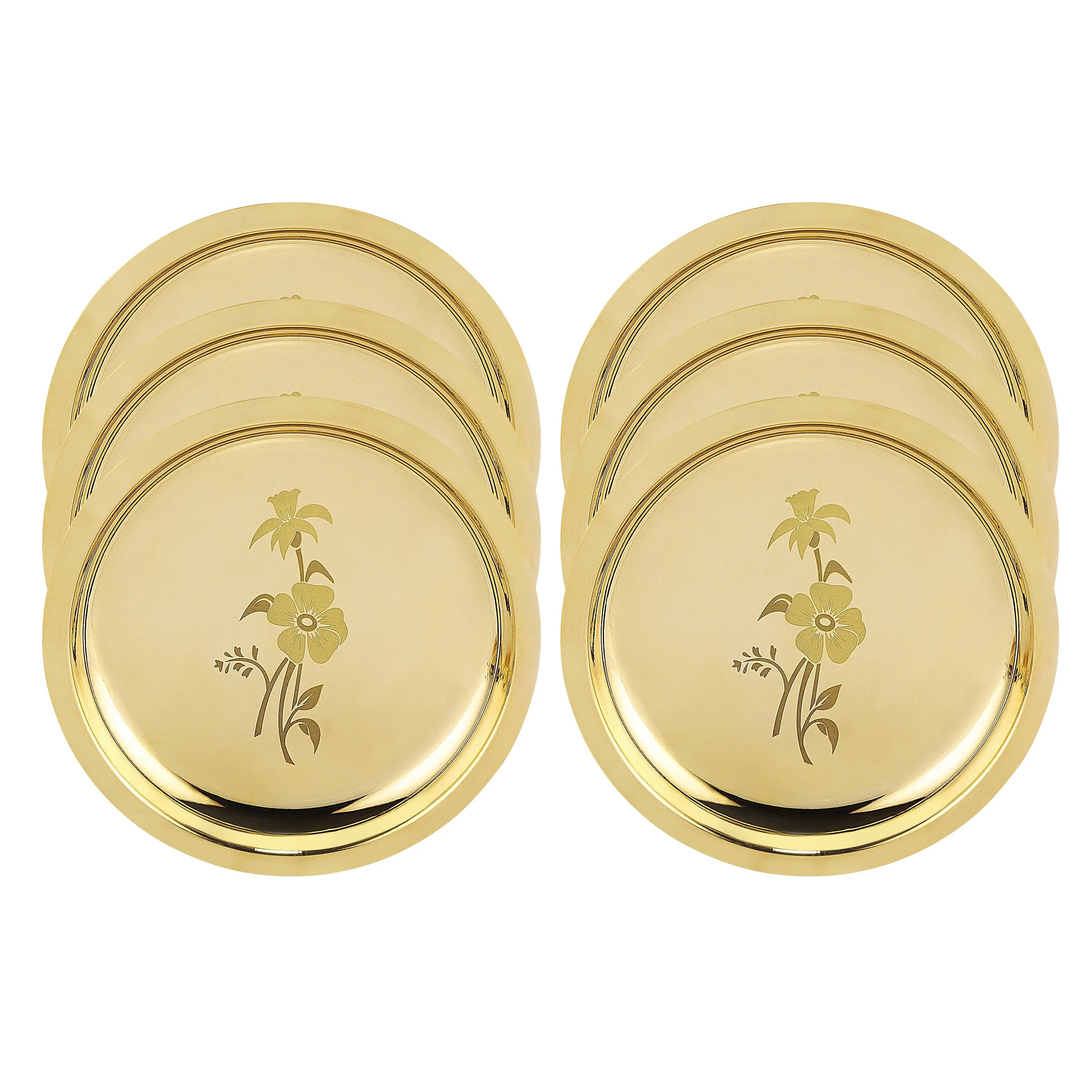 BRASS SHEET LASSER DINNER SET -51 PCS - CROCKERY WALA AND COMPANY