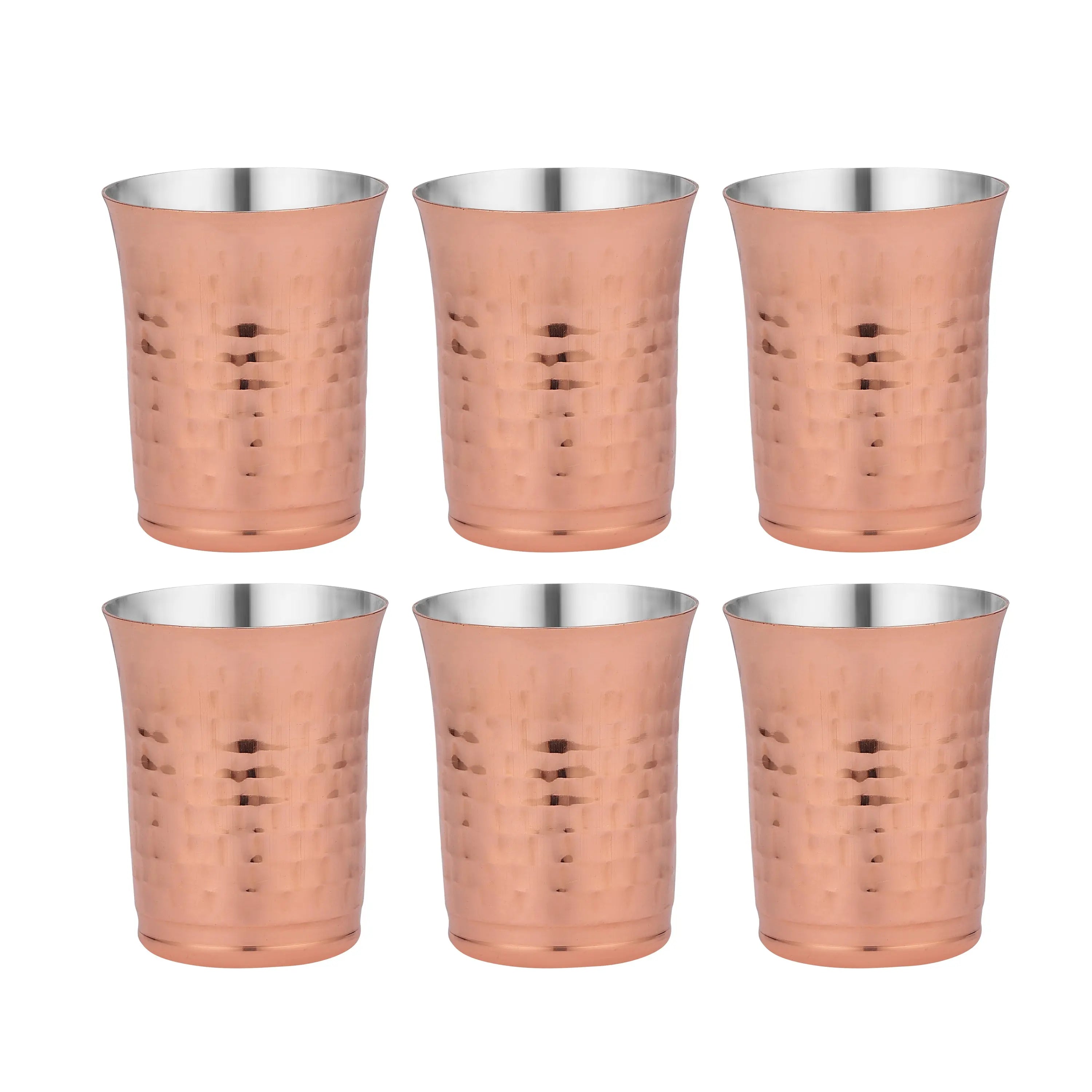 STAINLESS STEEL LEMON SET COPPER PVD 7 PCS - CROCKERY WALA AND COMPANY