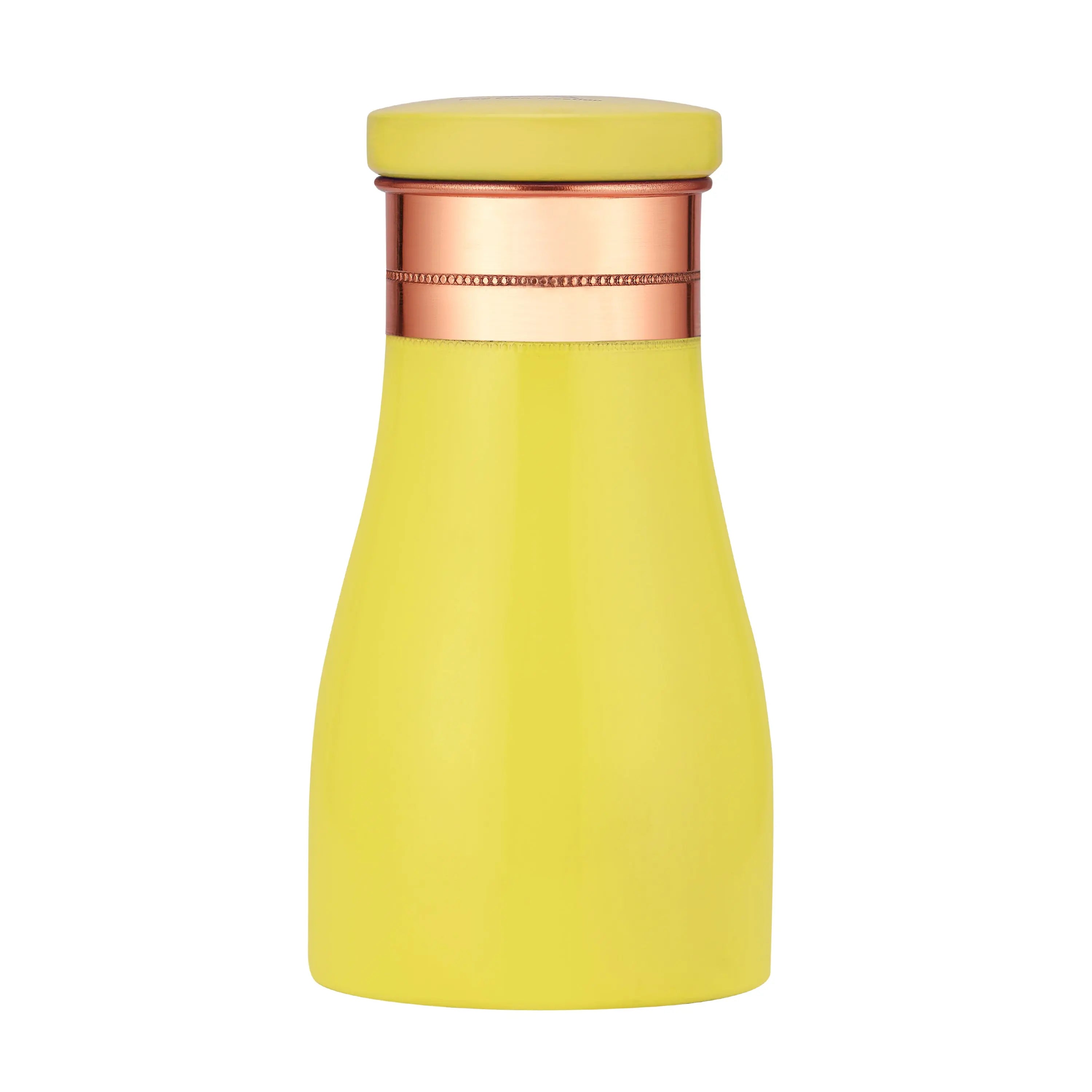 PURE COPPER NEO BEDROOM JAR YELLOW - CROCKERY WALA AND COMPANY