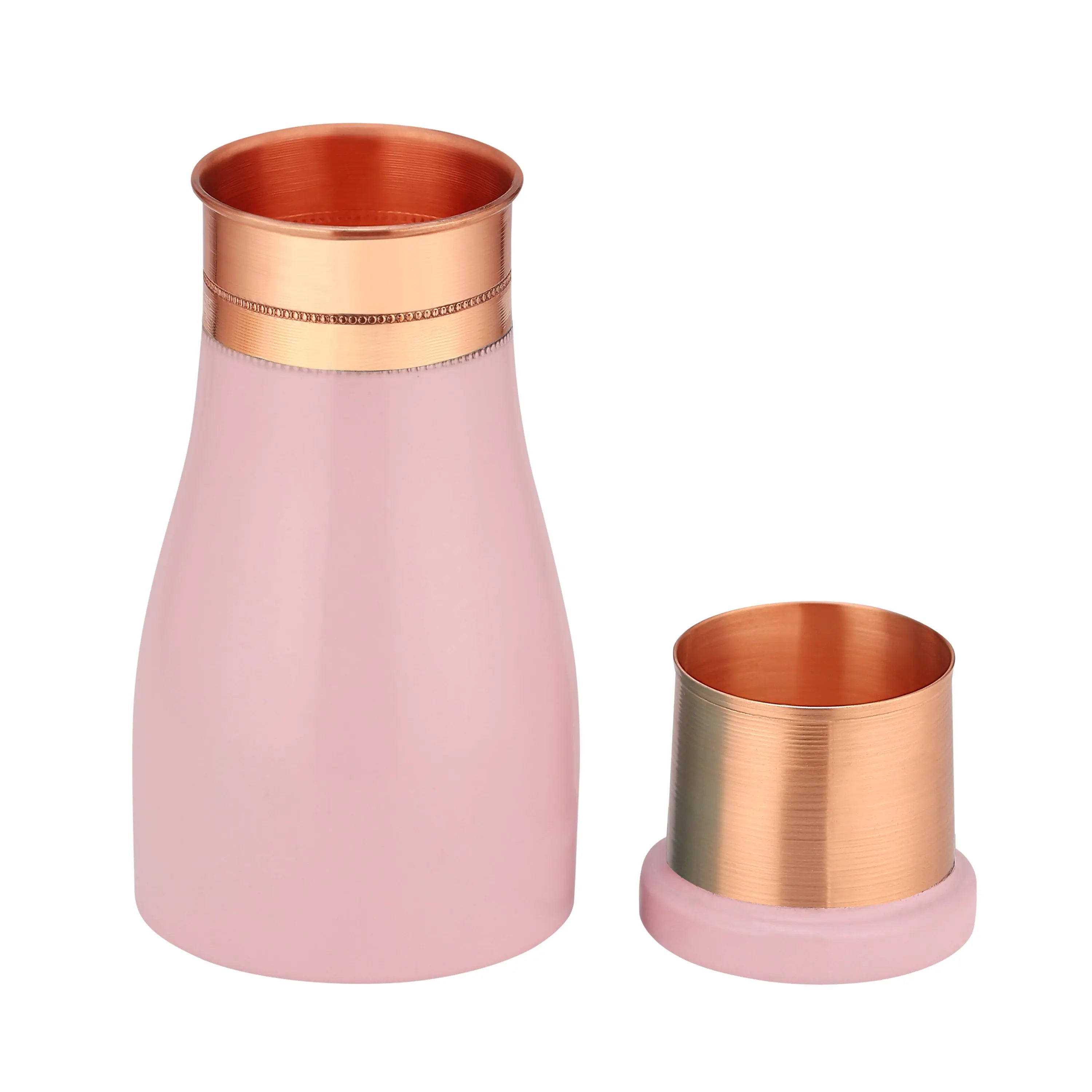 PURE COPPER NEO BEDROOM JAR YELLOW - CROCKERY WALA AND COMPANY