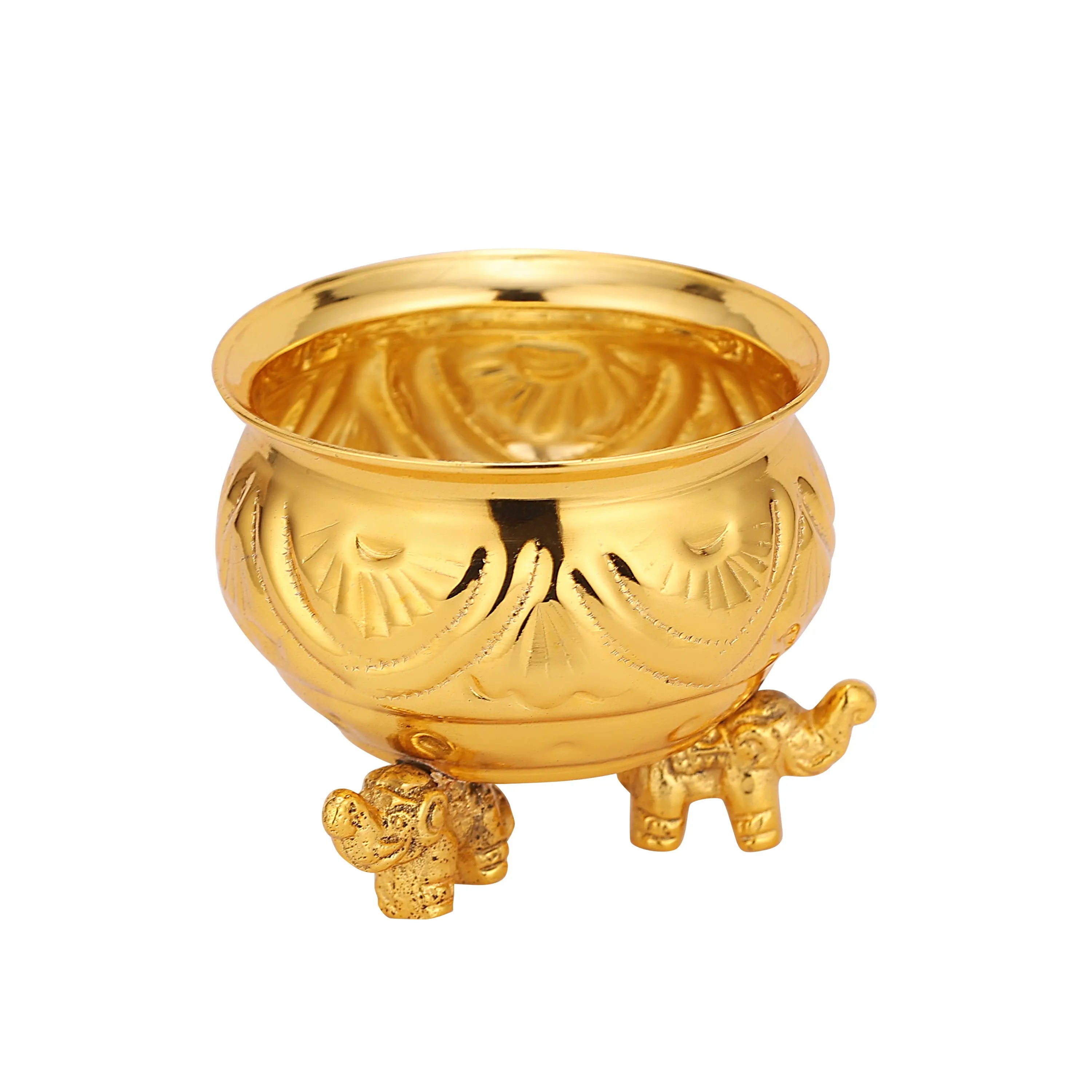 BRASS PANCH PATRA ELEPHANT WITH BOX - CROCKERY WALA AND COMPANY
