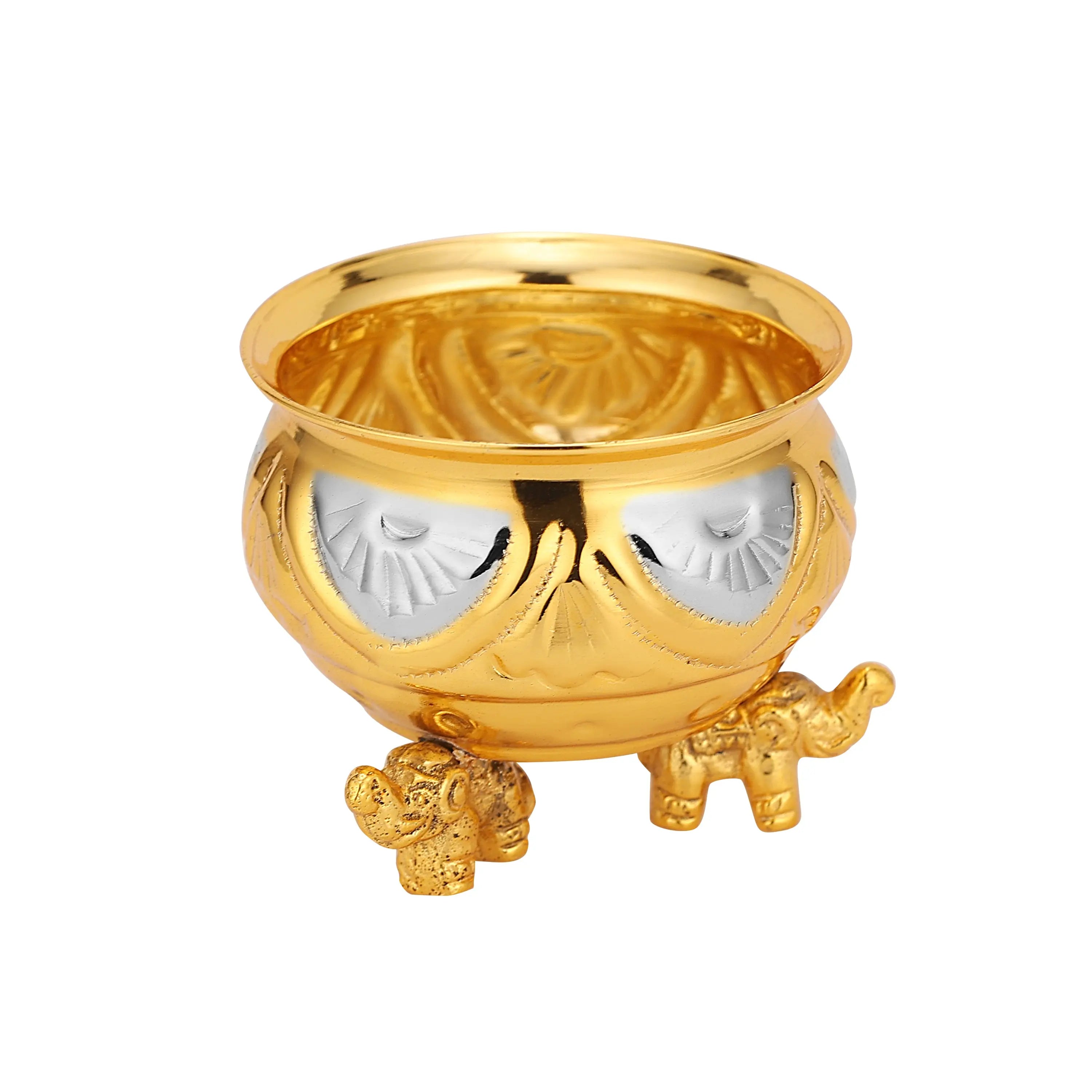 BRASS PANCH PATRA ELEPHANT WITH BOX - CROCKERY WALA AND COMPANY