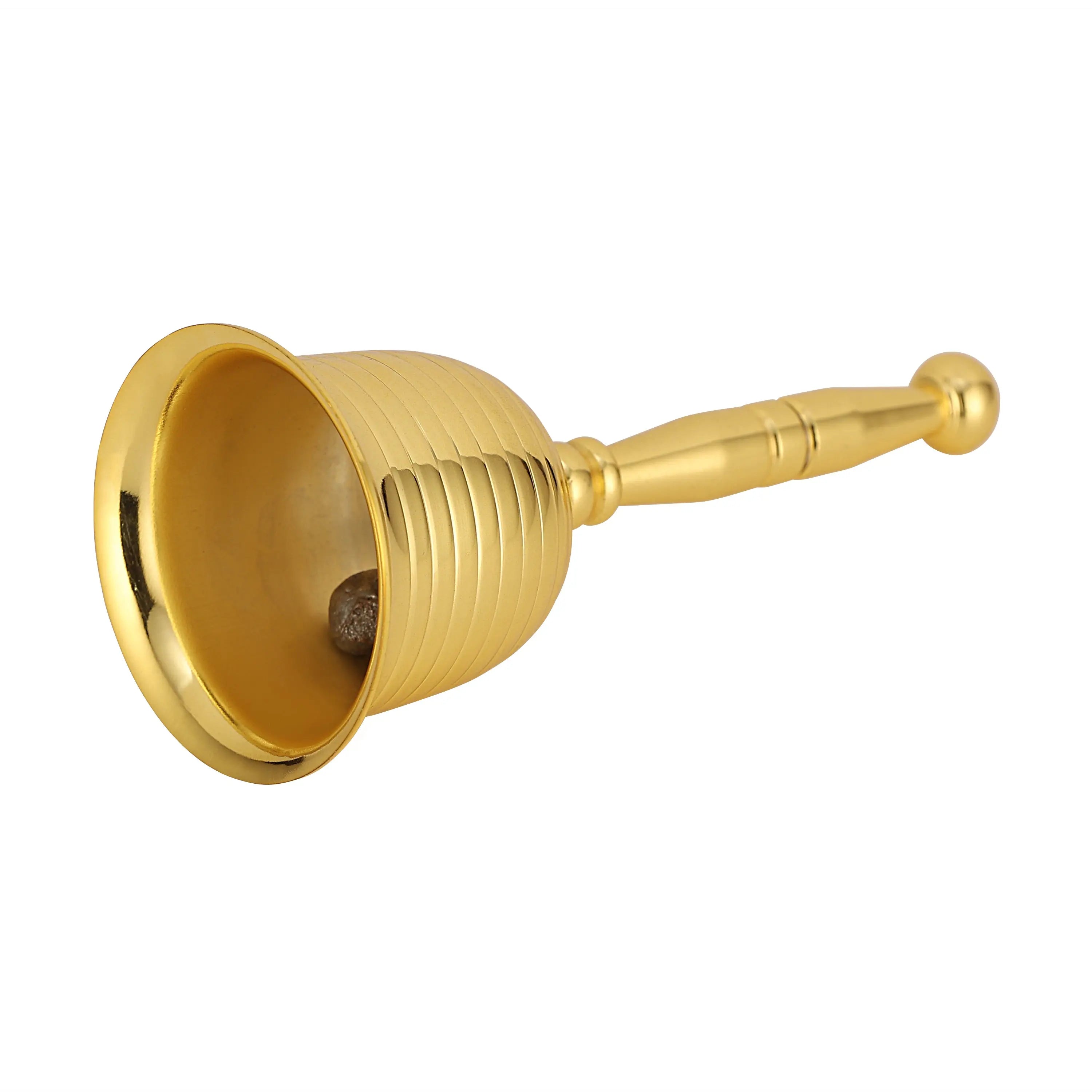 STAINLESS STEEL POOJA BELL GOLD - CROCKERY WALA AND COMPANY 
