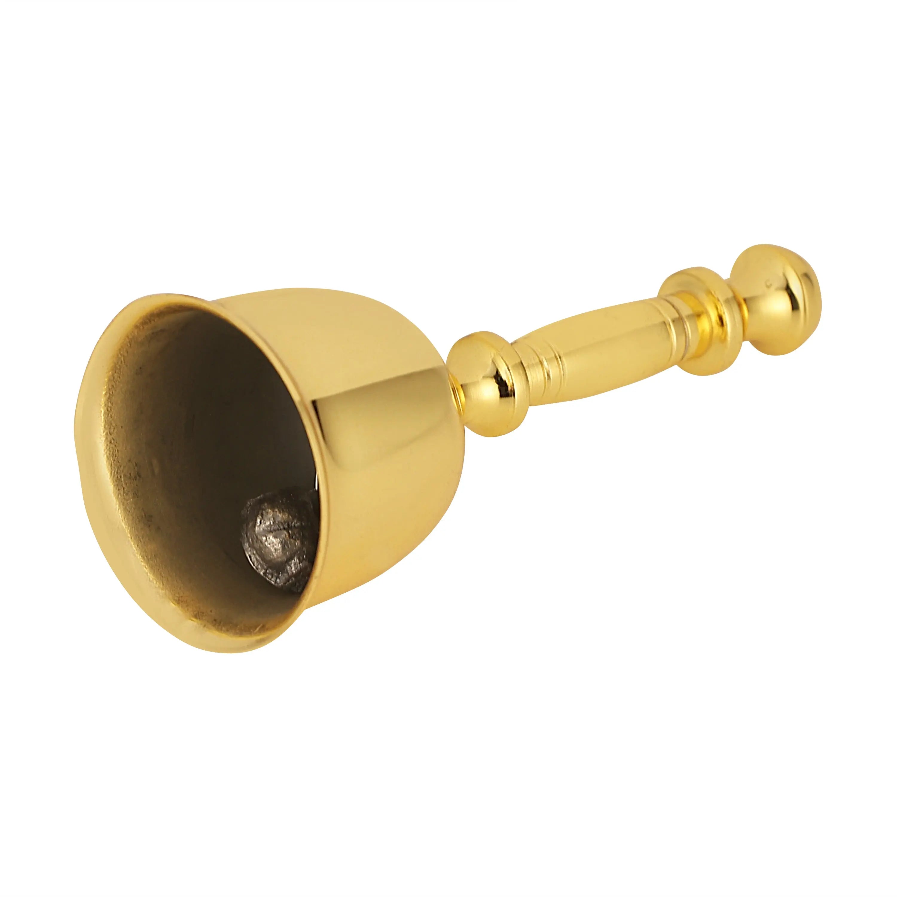 STAINLESS STEEL POOJA BELL GOLD - CROCKERY WALA AND COMPANY
