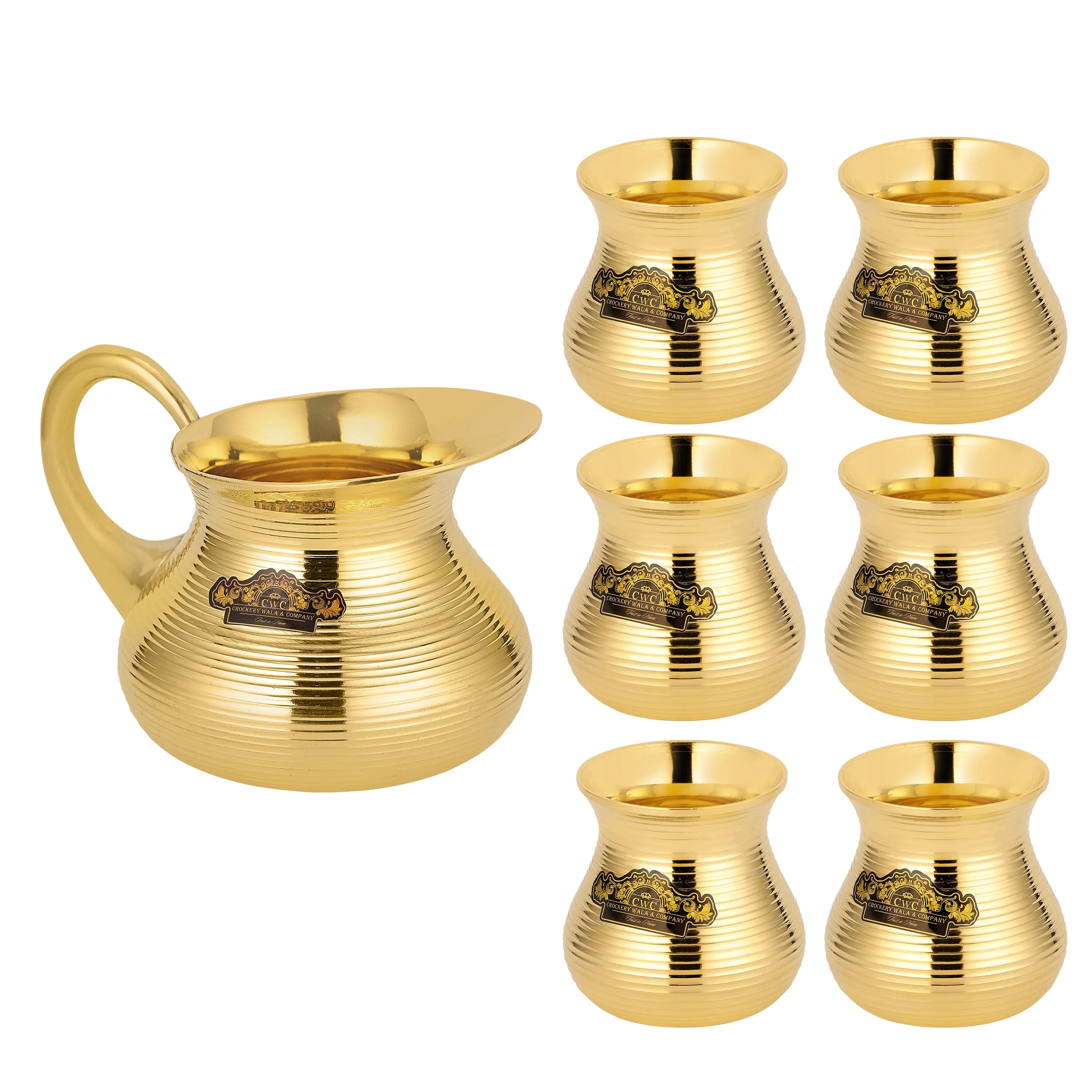 BRONZE MATKI TEA SET - 7 PCS - CROCKERY WALA AND COMPANY