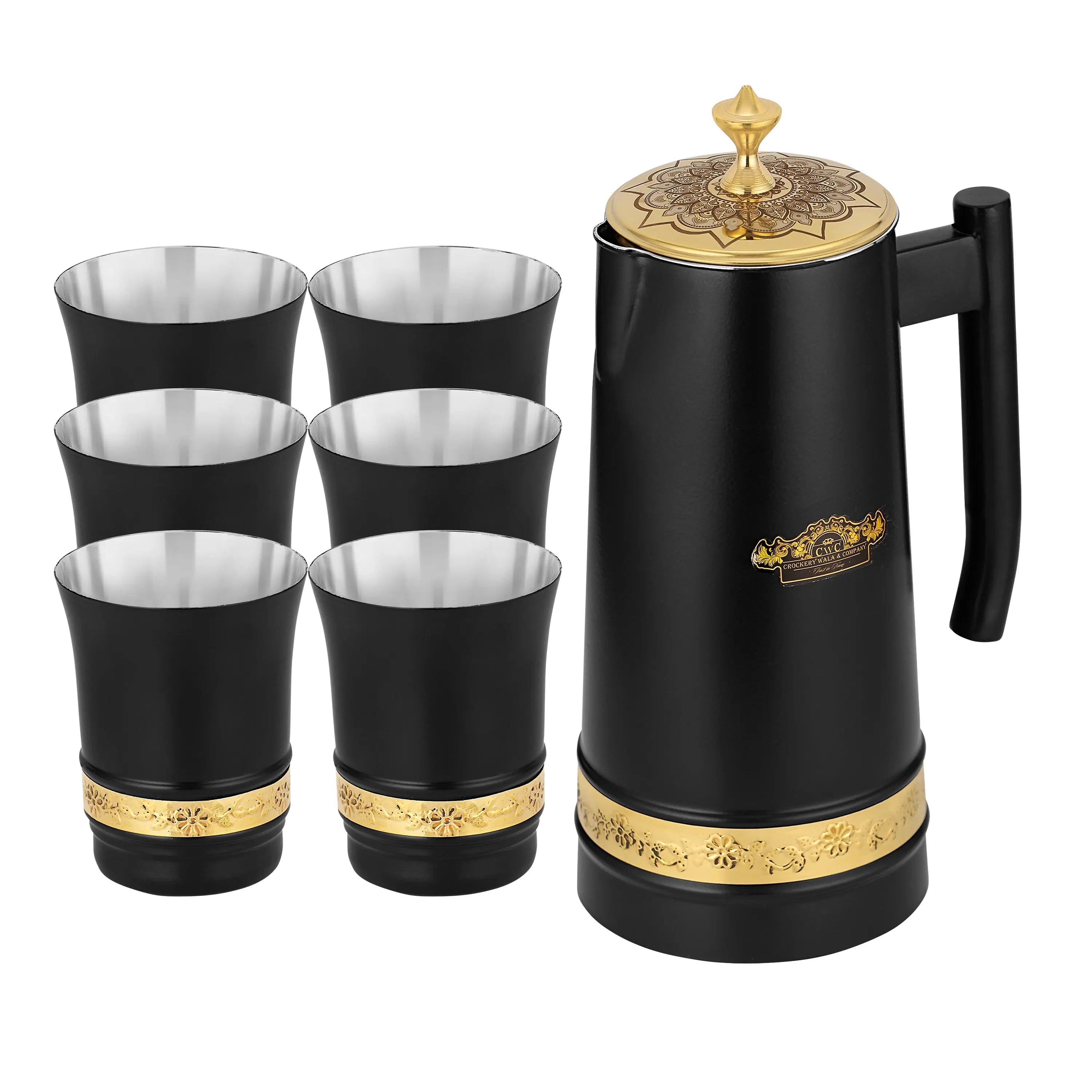 STAINLESS STEEL LEMON SET BLACK GOLD - CROCKERY WALA AND COMPANY