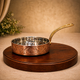 Pure CopperSteel Frying Pan Smoky Embossed Finish