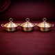 Pure Bronze Serving Karahi with Lid - Timeless Elegance