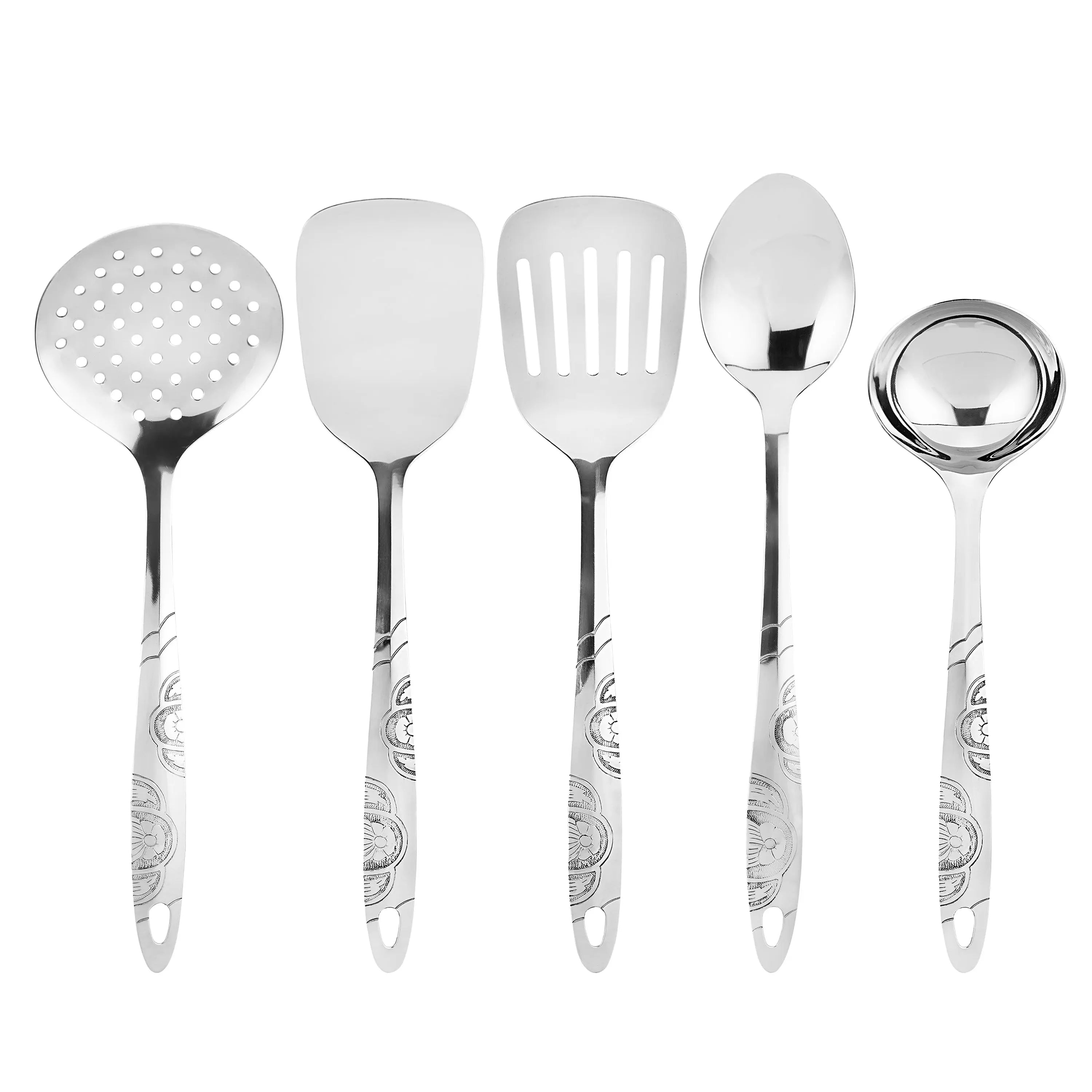 STAINLESS STEEL SAPHIRE TOOL SET -5PCS - CROCKERY WALA AND COMPANY