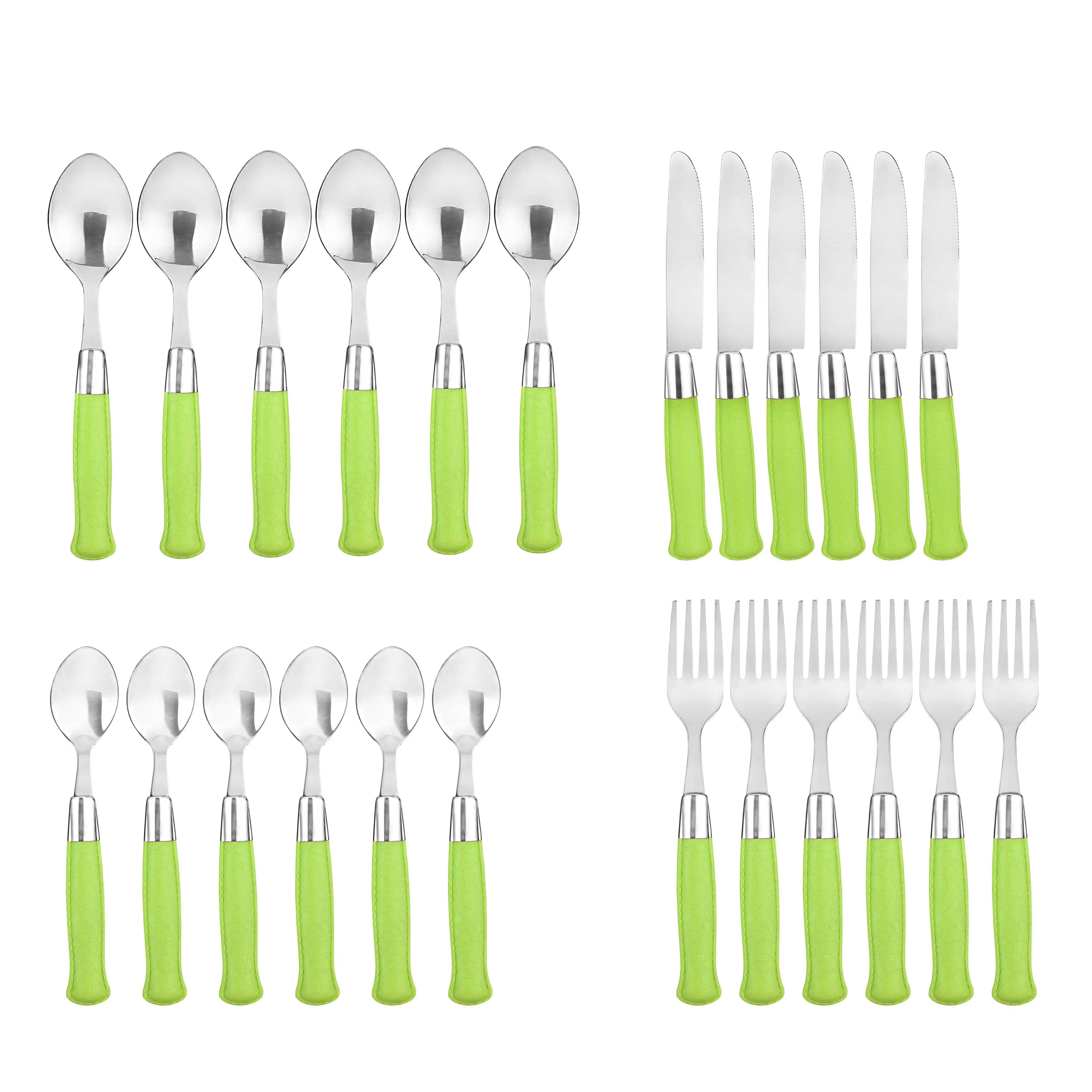 STAINLESS STEEL CUTTLERY SET-24 PCS CRAX - CROCKERY WALA AND COMPANY