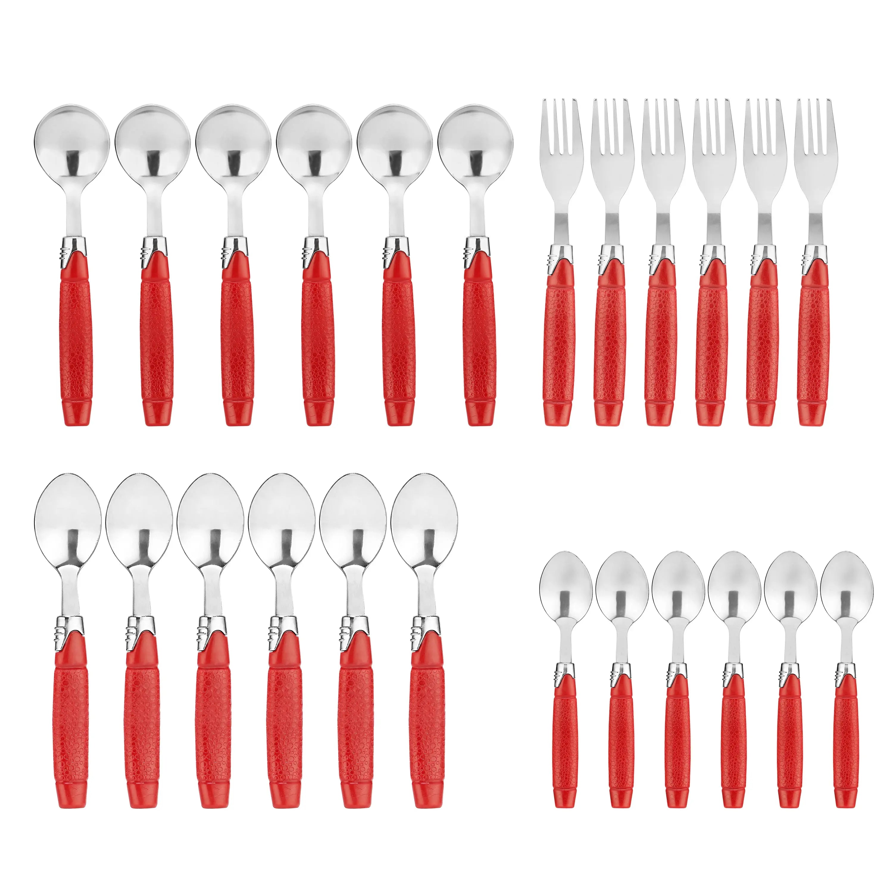 STAINLESS STEEL CUTTLERY CAMRY SET -24 PCS - CROCKERY WALA AND COMPANY
