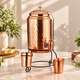 Copper Water Dispenser hammered finish with stand and 2 glass 5 litres - Pure Copper