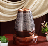 Pure Copper Dispenser 5 Litres Paradise for Home Use CROCKERY WALA AND COMPANY