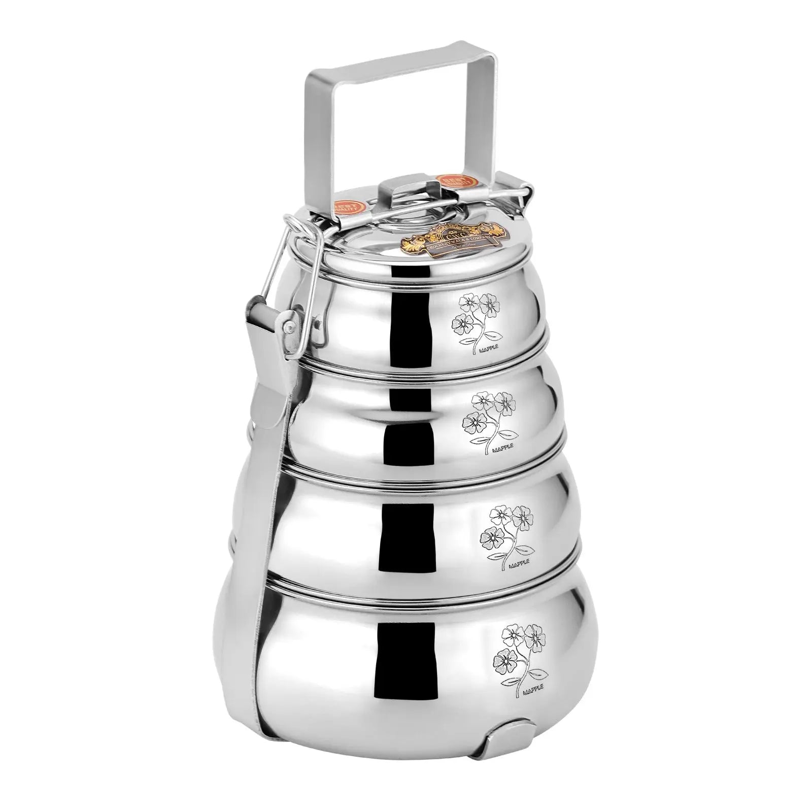 STAINLESS STEEL BAHUBALI TIFFINE - CROCKERY WALA AND COMPANY