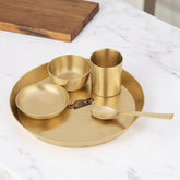 Bronze Matte Baby Thali Set - 5 Pcs Dinnerware Set CROCKERY WALA AND COMPANY