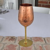 Crockery Wala And Company Hammered Copper Goblet Glass Crockery Wala And Company