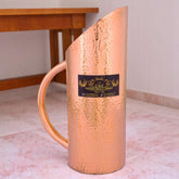 Pure Copper Hammered Jug For Serving In Hotels & Restaurants Crockery Wala And Company