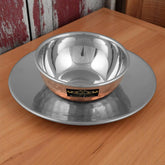 Crockery Wala And Company Copper Steel Finger Bowl Plate Crockery Wala And Company