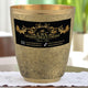Crockery Wala And Company Brass Glass Tumbler 1 Pc Embossed