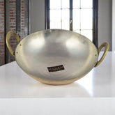 Crockery Wala And Company Pure Brass Karhai With Kalai - CROCKERY WALA AND COMPANY