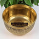 Pure Brass Embossed Flower Design Bowl Katori Dinnerware