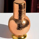 Pure Copper Bottle Jar Bedside With Glass Elegant Design