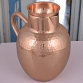Pure Copper Jug Apple Design Handcrafted 1000 ML Gift - CROCKERY WALA AND COMPANY