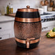 Luxury Pure Copper Water Dispenser 5L | Handcrafted Mandala Etching | Healthy Living Essential