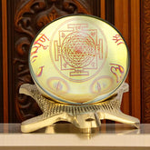 Brass Tortoise Yantr for Prosperity and Protection CROCKERY WALA AND COMPANY