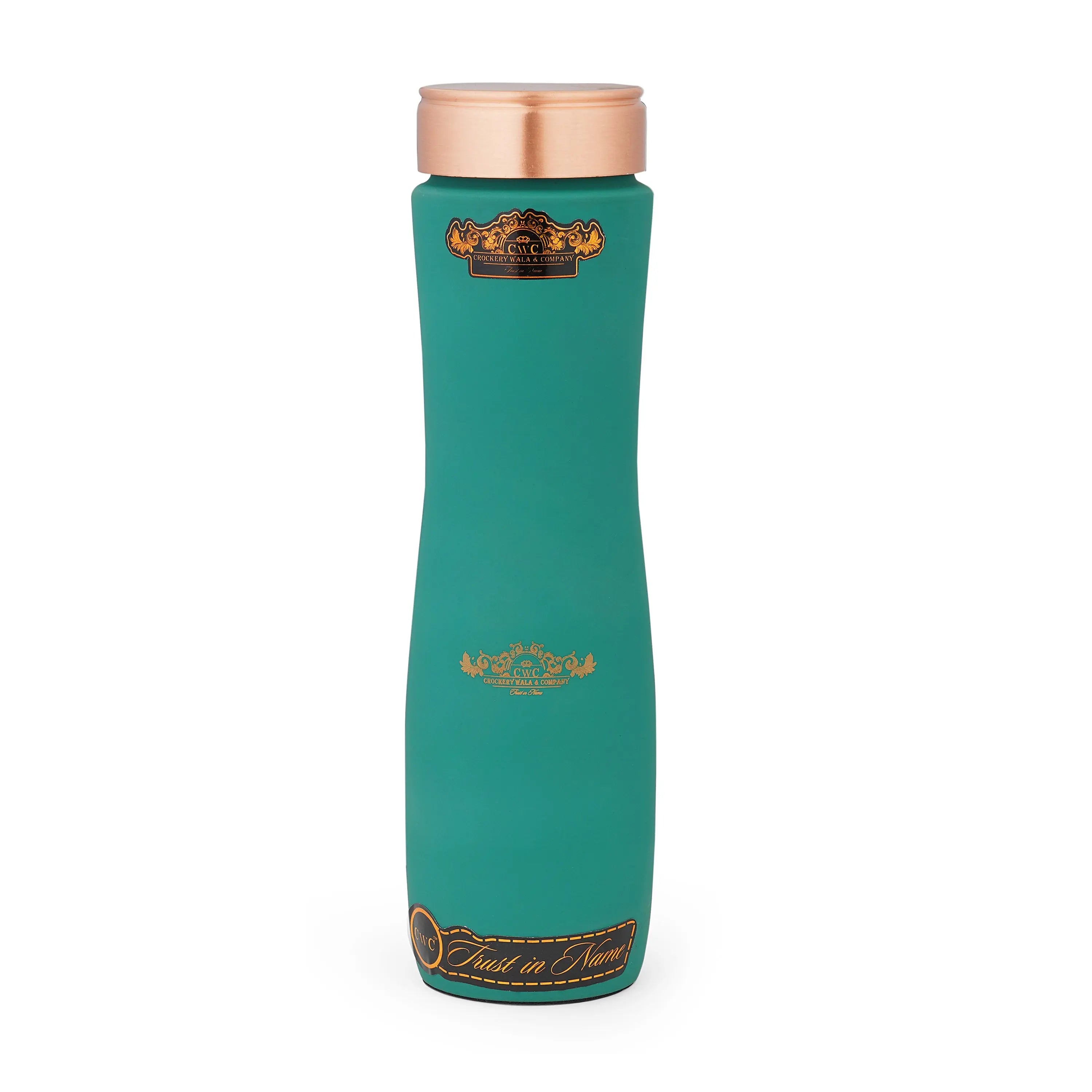 Copper Bottle Velvet Touch Silk Finish By Crockery Wala & Company - CROCKERY WALA AND COMPANY 