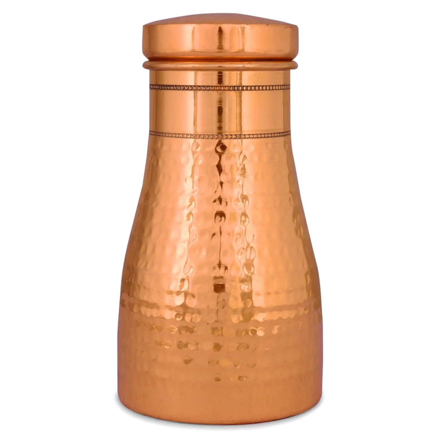 Crockery Wala And Company Bed Side Pure Copper Bottle/Jar 750 Ml - Crockery Wala And Company