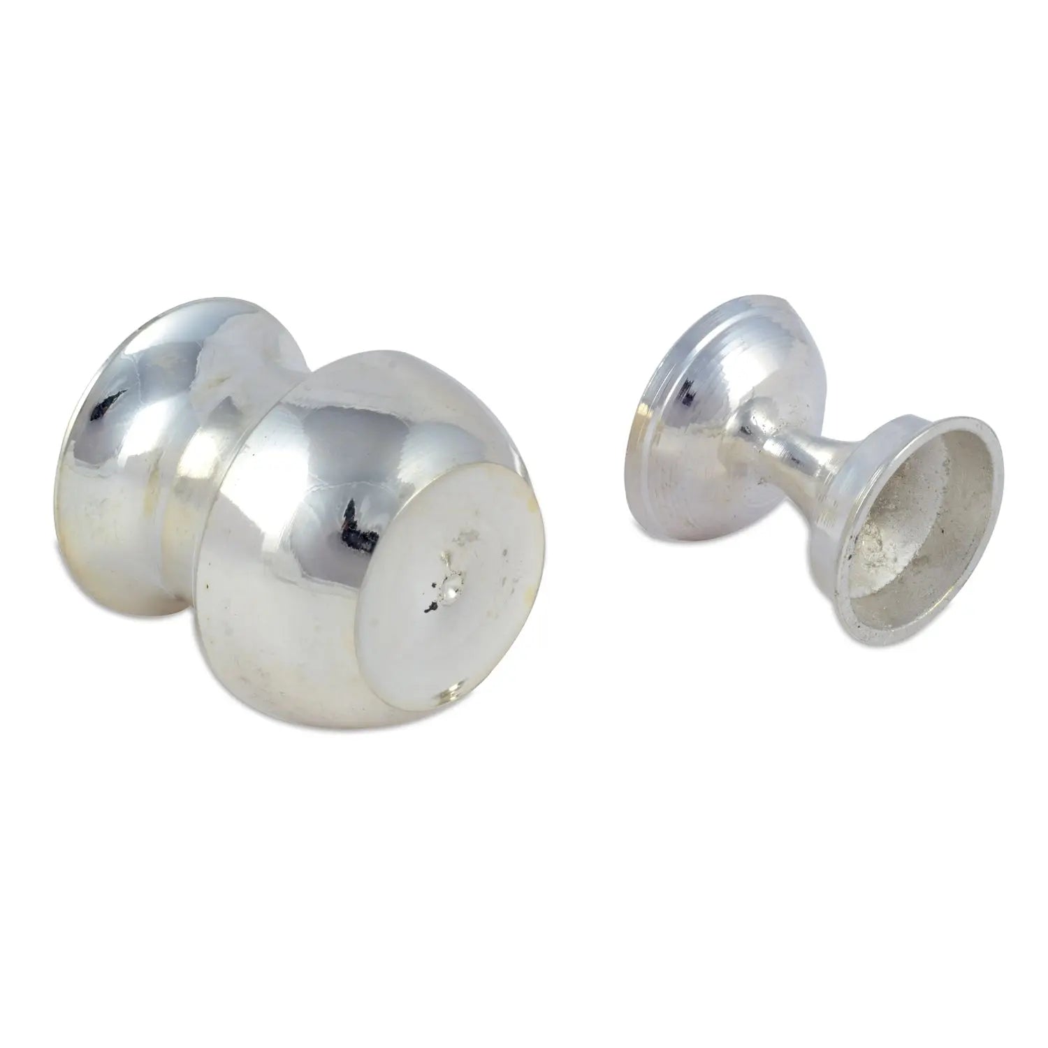 Asthmangal Brass Silver Thali Set for Pooja/Aarti and gifting for worshipping - CROCKERY WALA AND COMPANY