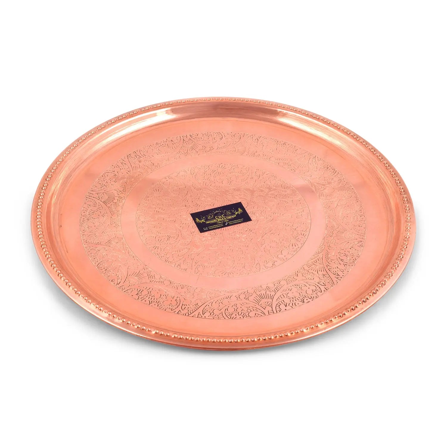 Pure Copper Dinner Set - 63pcs - CROCKERY WALA AND COMPANY