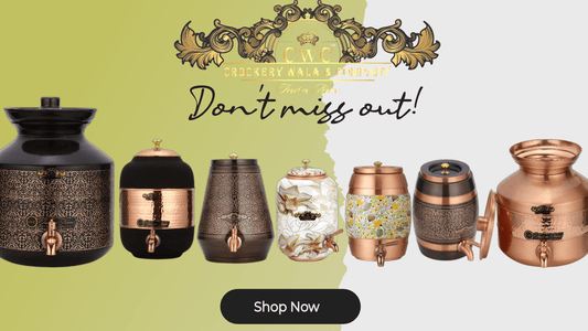 Unlocking the Benefits of Drinking from Copper: A Guide to Health and Wellness - CROCKERY WALA AND COMPANY 