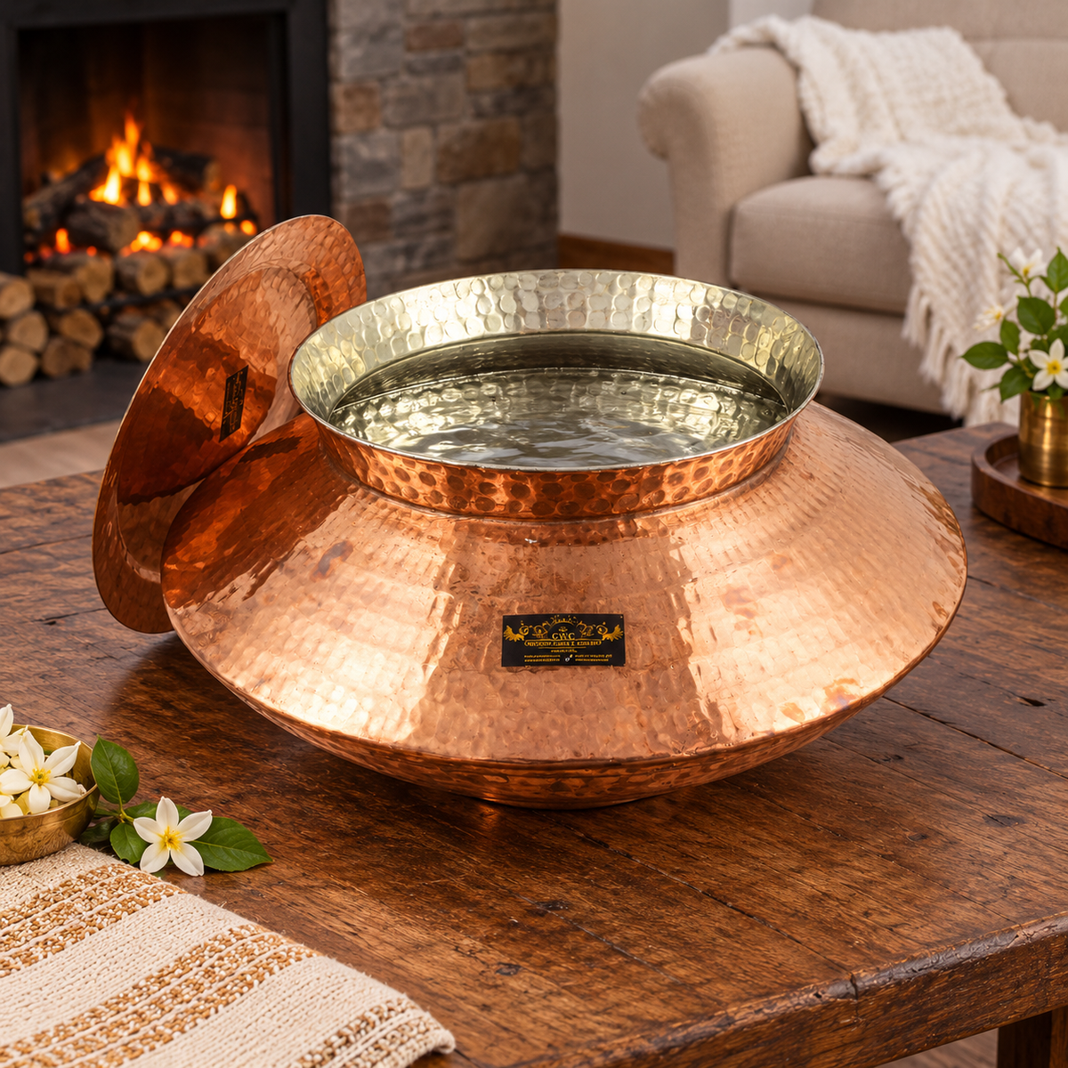 Copper Patili For Mutton Ghosht Nahari Cooking Vessel