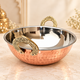 Crockery Wala & Company Steel Copper Kadai Wok Bowl
